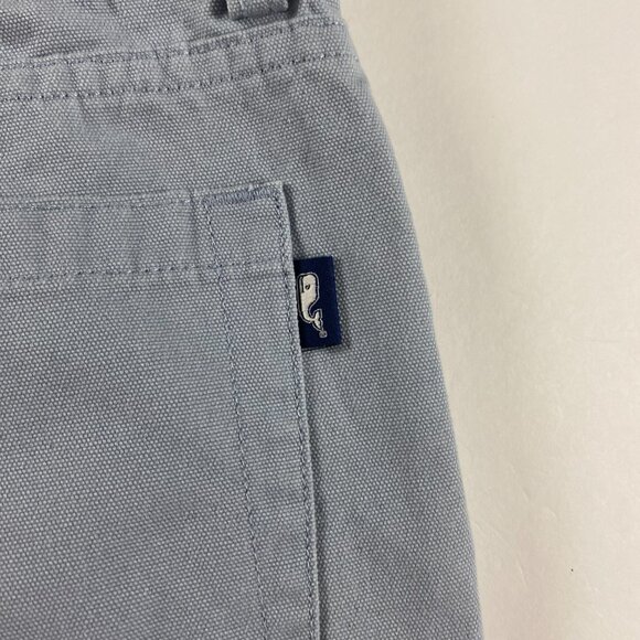 Vineyard Vines Canvas Twill Chino Pants Men's 32 x 32 Cotton Light Blue 5 Pocket - Picture 6 of 13